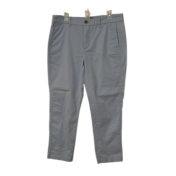 Jay Crew High Rise Girlfriend Chino Pants with Relaxed Fit and Straight Leg 12 - Picture 1 of 13
